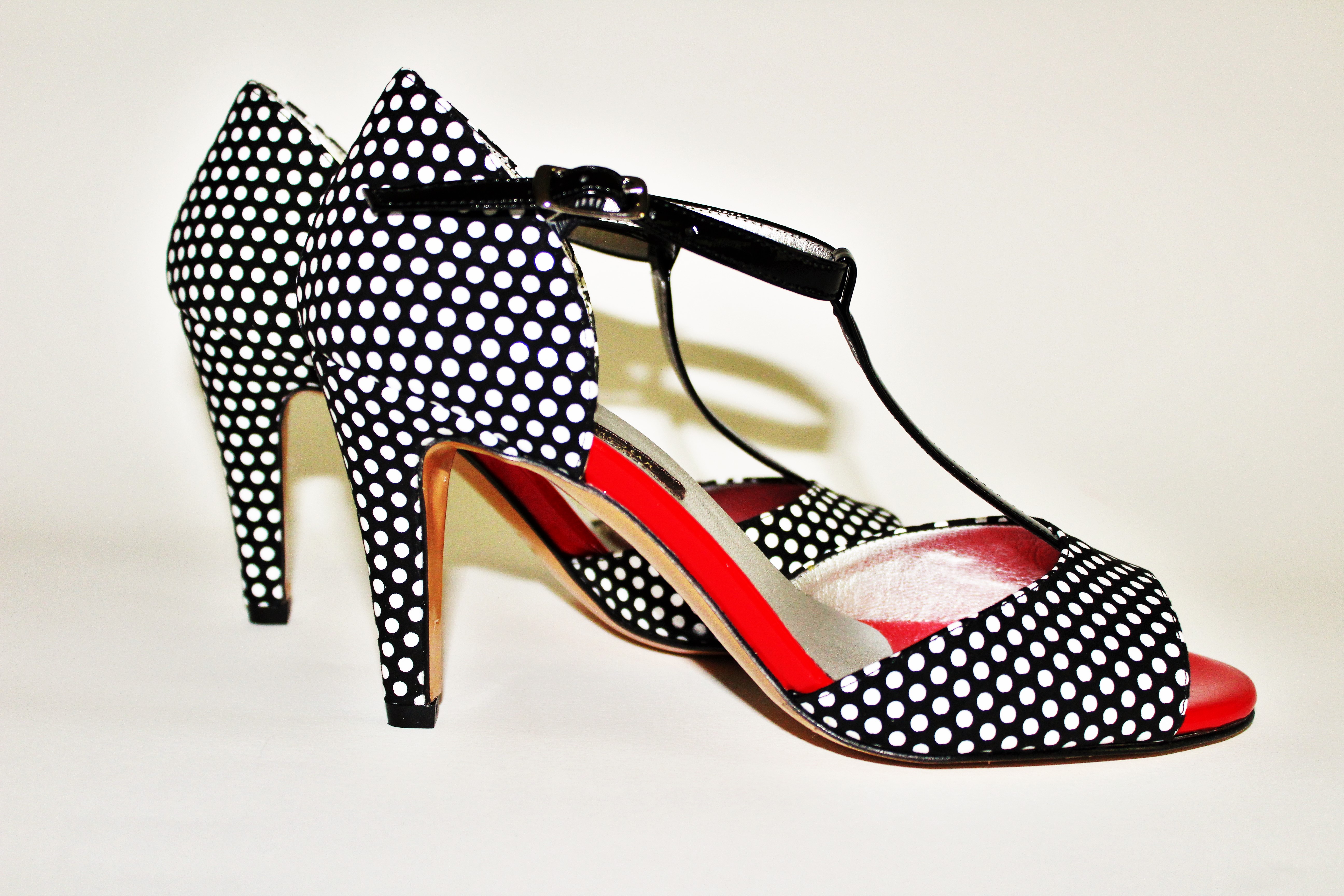 scarpe-pois, scarpe, l'amour, t-strap