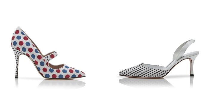 Scarpe a pois per uno stile bon ton